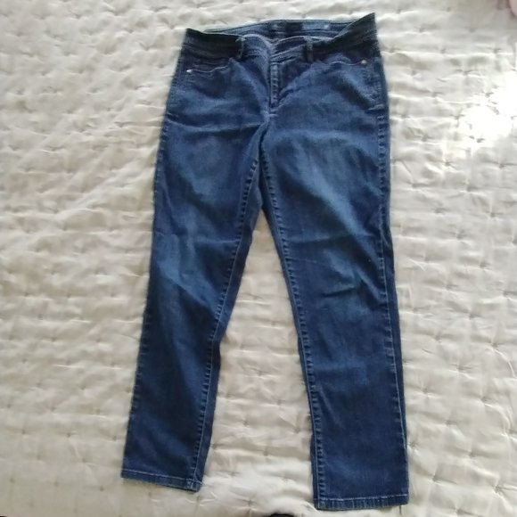 J Jill denim jeans size 10 good condition - Picture 2 of 3